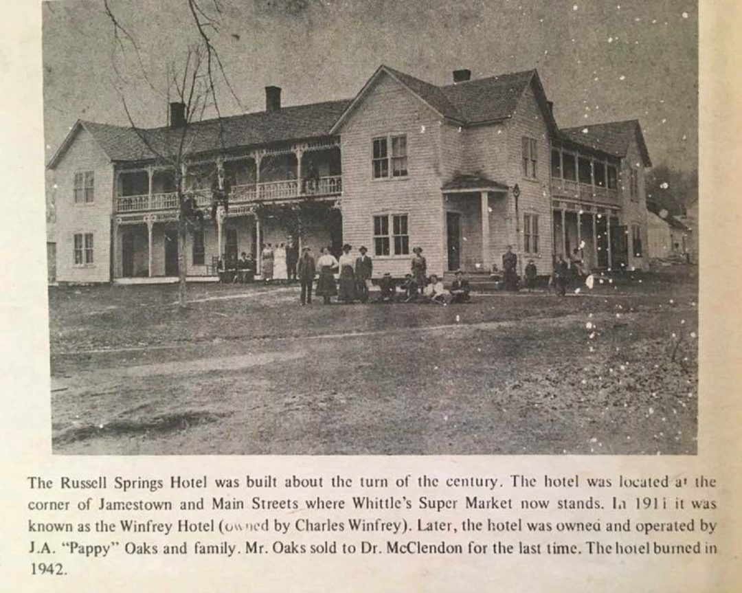 Old Russell Springs Hotel City of Russell Springs